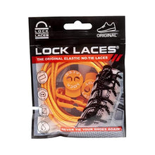SPORTBR Cadarço elástico Lock Laces laranja, sem amarrar, para tênis de corrida e uso diário.