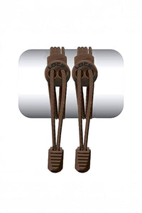 Cadarço Elastico Lock Laces - Marrom
