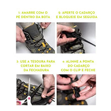 SPORTBR Cadarço elástico preto com fecho para tênis, ideal para corrida e triathlon.
