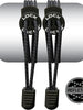 Cadarço elástico preto refletivo Lock Laces com ajuste firme e prático para corrida e uso diário.