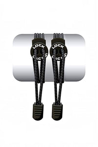 Cadarço Elastico Lock Laces - Preto