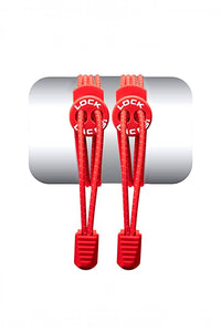 Cadarço Elastico Lock Laces - Vermelho