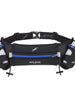 Cinto de hidratação SPORTBR Hydra 16 azul com duas garrafas, bolso com zíper e ajuste para corrida.