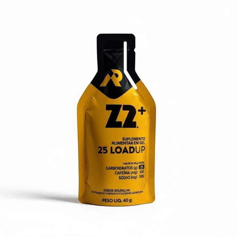 Sachê de gel energético Z2+ 40g sabor original com 25g de carboidratos e cafeína da SPORTBR