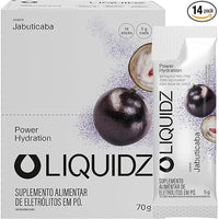 Caixa 14 Sachês LIQUIDZ Eletrólitos em Pó 5 g - Sabor Jabuticaba