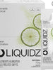 Caixa com 14 sachês de LIQUIDZ Eletrólitos em Pó Sabor Limonada Tropical da SPORTBR, para hidratação e performance.