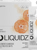 Caixa com 14 sachês de LIQUIDZ Eletrólitos em Pó sabor Tangerina, suplemento para hidratação e performance.