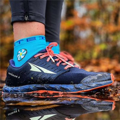 Meia para Corrida Steigen cano baixo - Breezy Blue