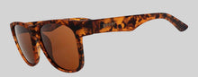 Óculos de sol Goodr Hellhound Hallucinations grandes, armação tartaruga, lentes marrons polarizadas com proteção UV400.
