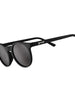 Óculos de sol Goodr pretos, modelo Circle G, com lentes polarizadas e proteção UVA UVB. Ideal para corrida.