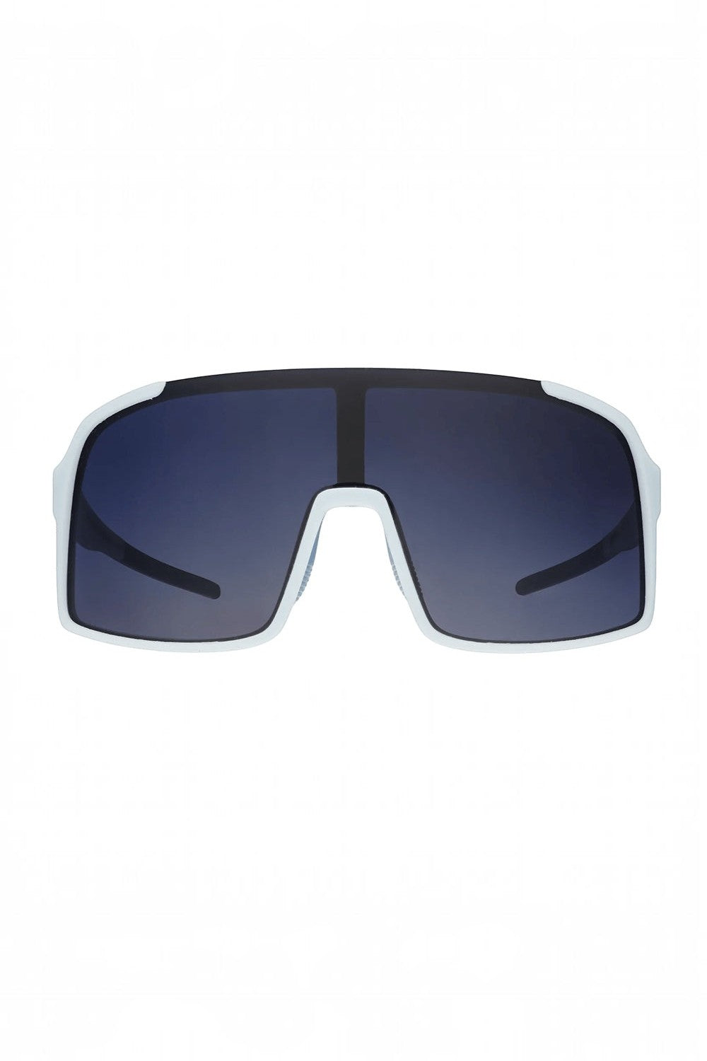 Óculos de sol SPORTBR Goodr Kidnapped by a Cyborg com armação azul e lentes polarizadas para corrida