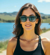 Óculos de sol Goodr Mint Julep Electroshocks grandes, armação e lentes verdes, espelhados e polarizados, ideais para corrida.