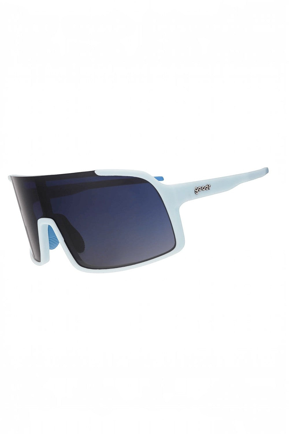 Óculos de sol SPORTBR Goodr Astro G azul com lentes polarizadas para corrida, design moderno e estrutura leve.