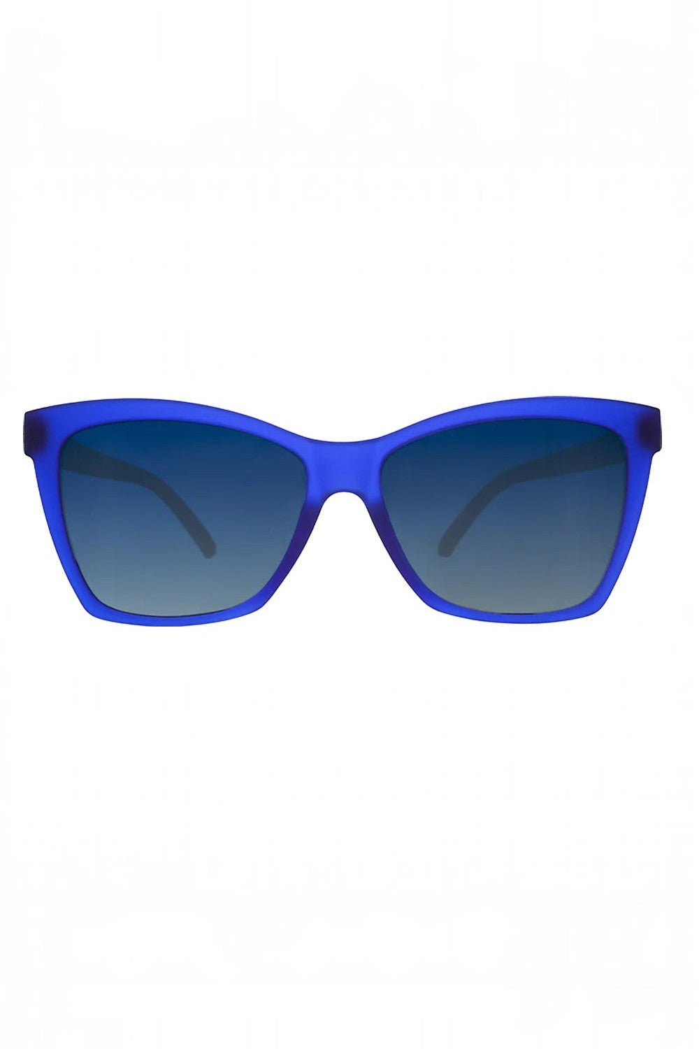 Óculos de sol SPORTBR Goodr Pop Art Prodigy azul com armação de propionato e lentes polarizadas para corrida