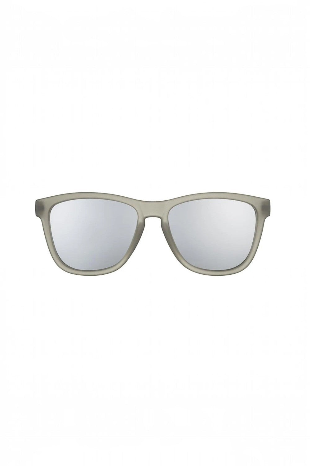 Óculos de sol SPORTBR Goodr modelo OG cinza com lentes espelhadas polarizadas para corrida