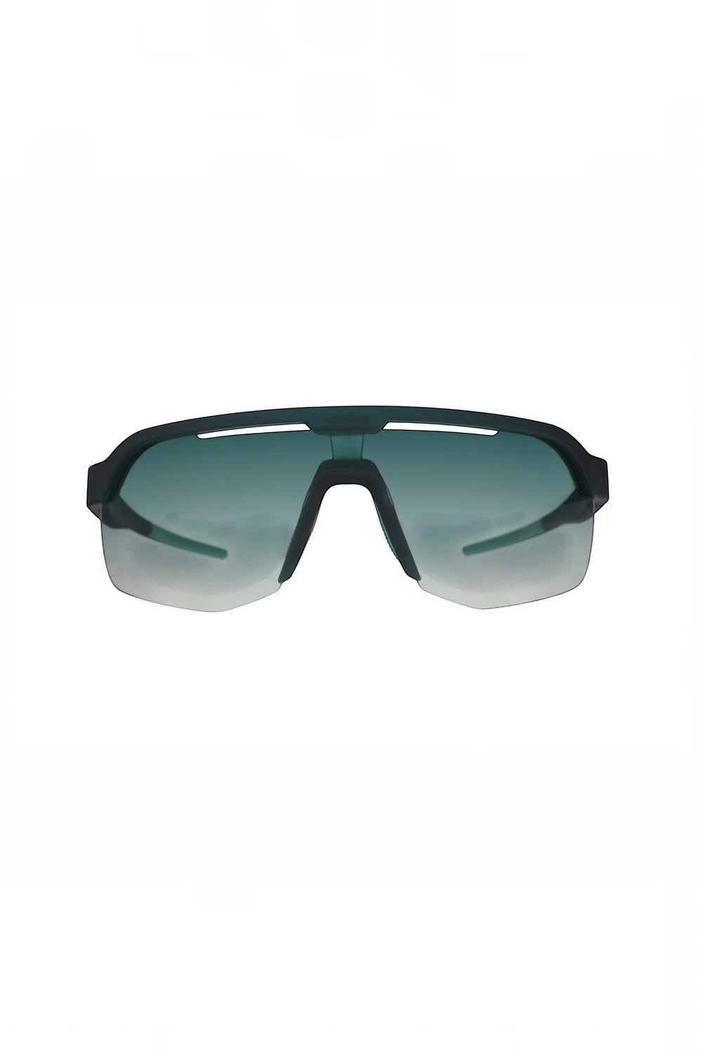 Óculos de sol SPORTBR Goodr Electric Zen Machine com armação verde azulado e lentes polarizadas para corrida