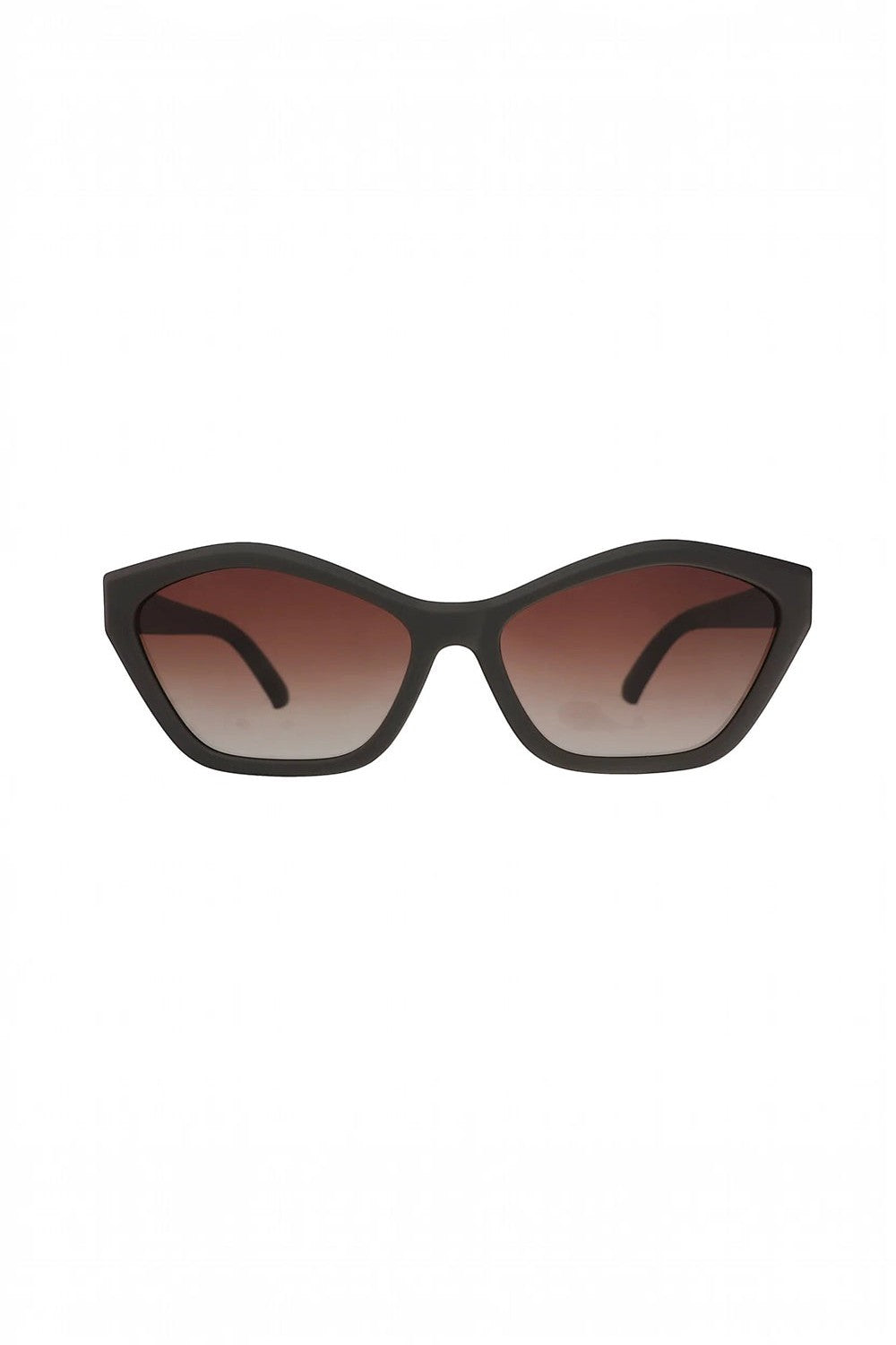 Óculos de sol SPORTBR Goodr Walnut Wonderland com armação marrom e lentes polarizadas em formato Deco G.