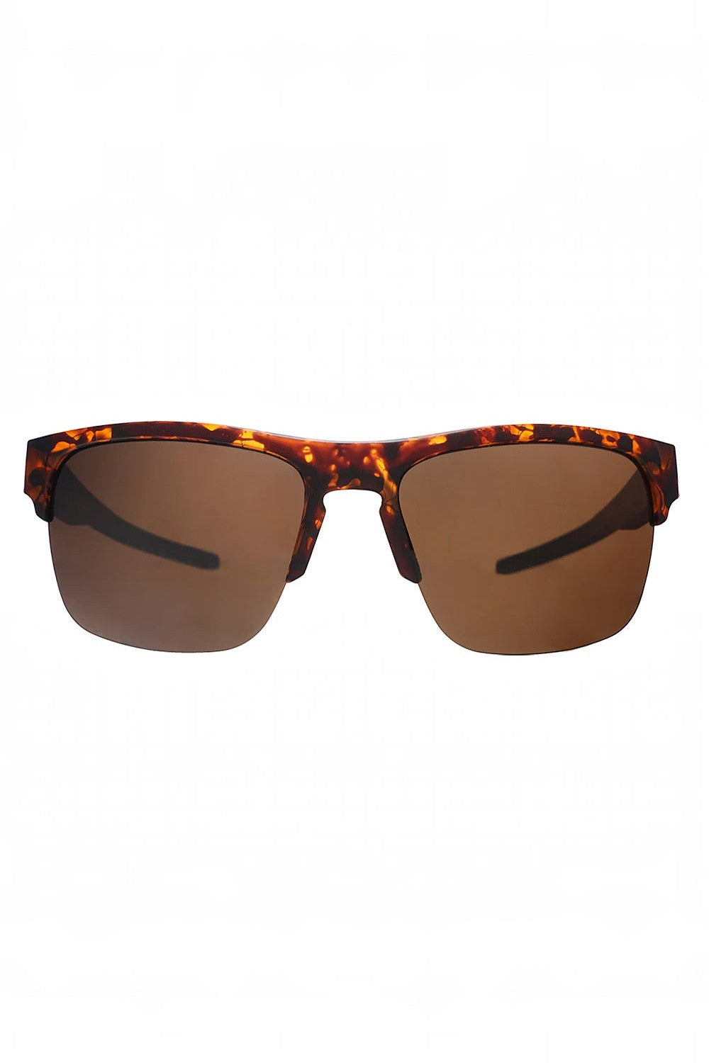 Óculos de sol SPORTBR Goodr Country Club Crasher marrom com armação de propionato e lentes polarizadas para corrida.