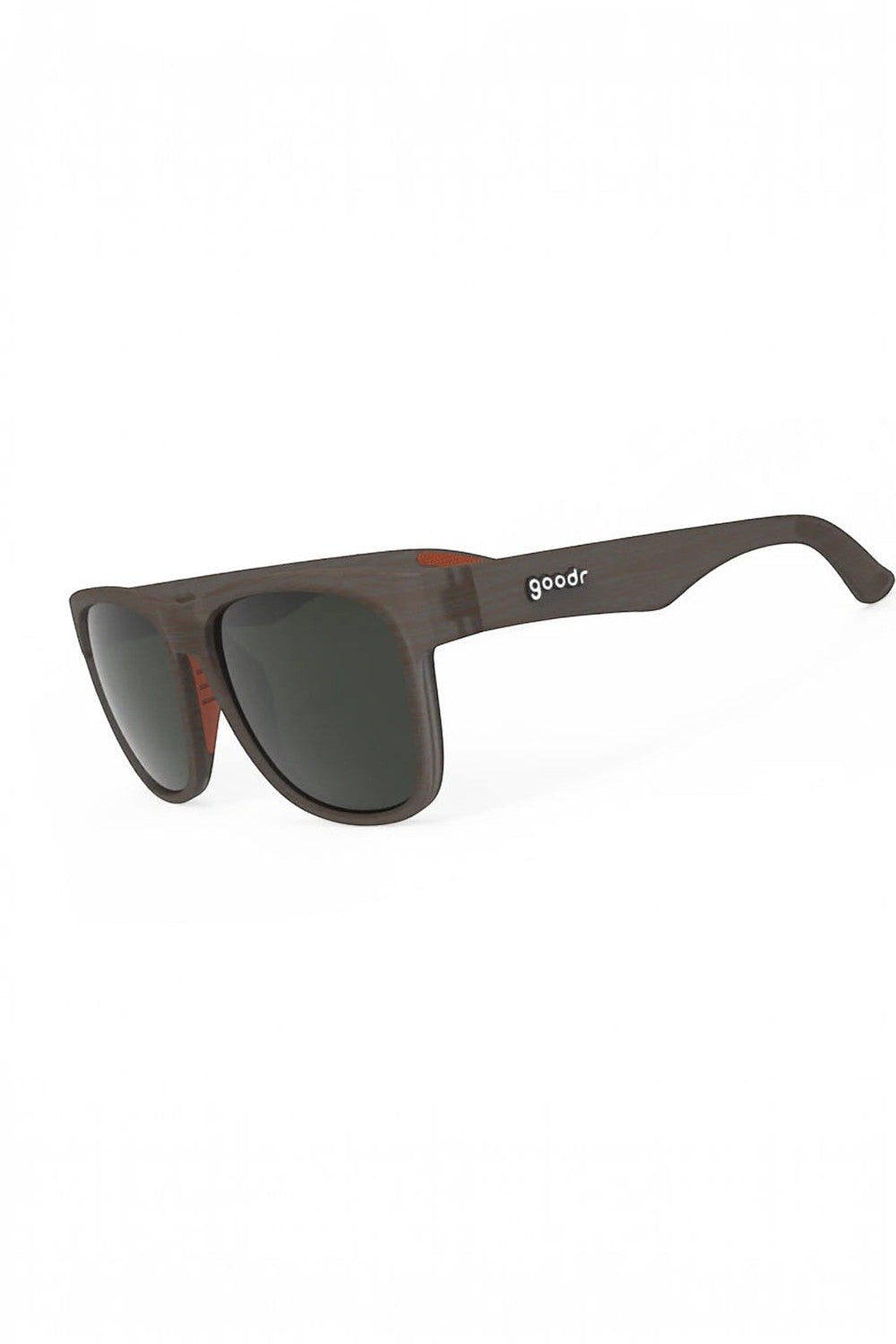 Óculos de sol SPORTBR Goodr BFG marrom com lentes polarizadas, design leve e antiderrapante para corrida.