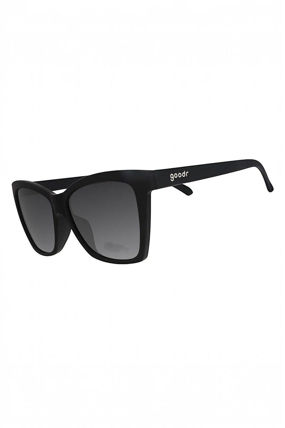 Óculos de sol SPORTBR Goodr New Wave Renegade pretos com lentes polarizadas para corrida e proteção UV400