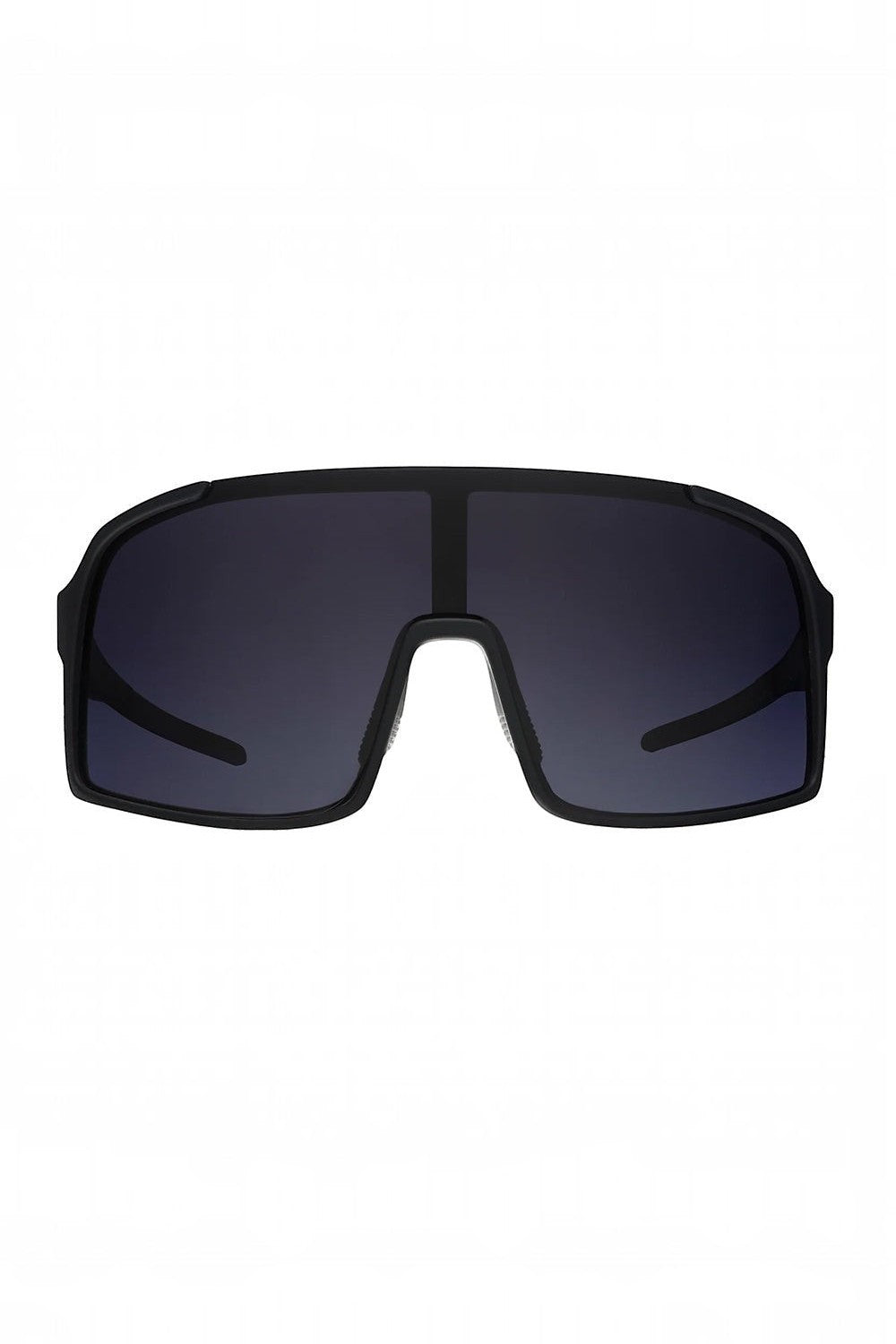 Óculos de sol SPORTBR Goodr My Sweat Has an Octane Rating pretos com lentes polarizadas para corrida.