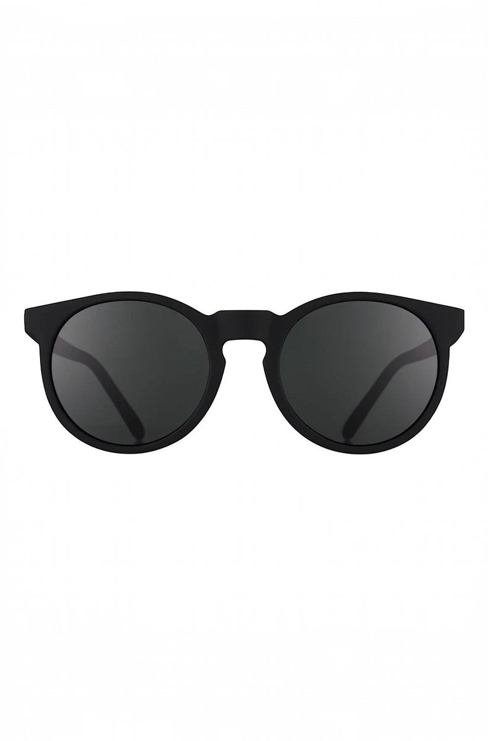 Óculos de sol SPORTBR Goodr Circle G pretos com lentes polarizadas, ideais para corrida e esportes ao ar livre.