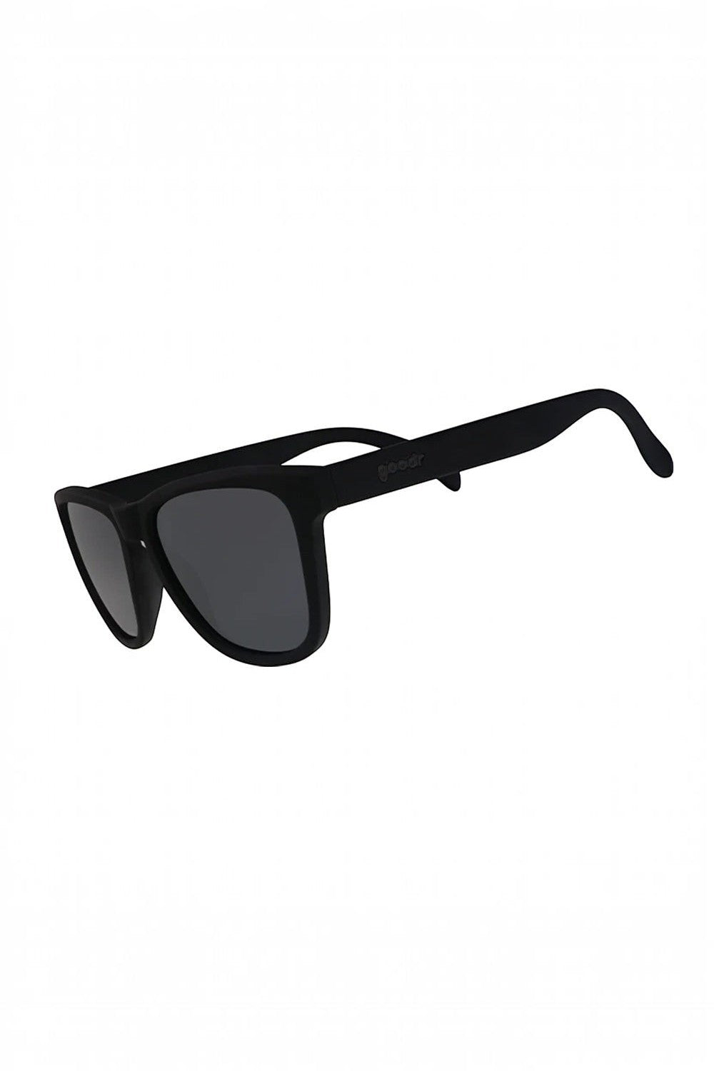 Óculos de sol SPORTBR Goodr A Unicorn's Calamity preto com lentes polarizadas, ideal para corrida e esportes.