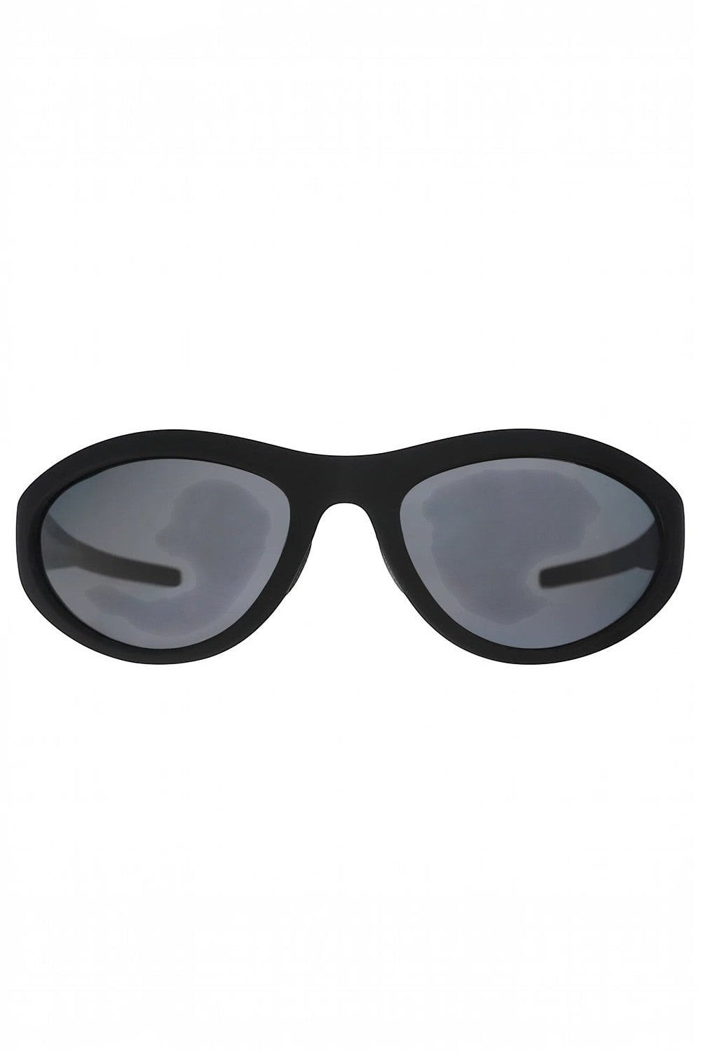 Óculos de sol SPORTBR Goodr Outruns Own Shadow pretos com lentes polarizadas, ideais para corrida e esportes ao ar livre.