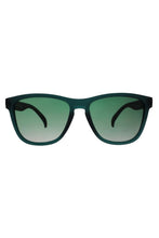 Óculos de sol SPORTBR Goodr 90s Sedan Style Icon na cor verde com lentes polarizadas e armação de propionato