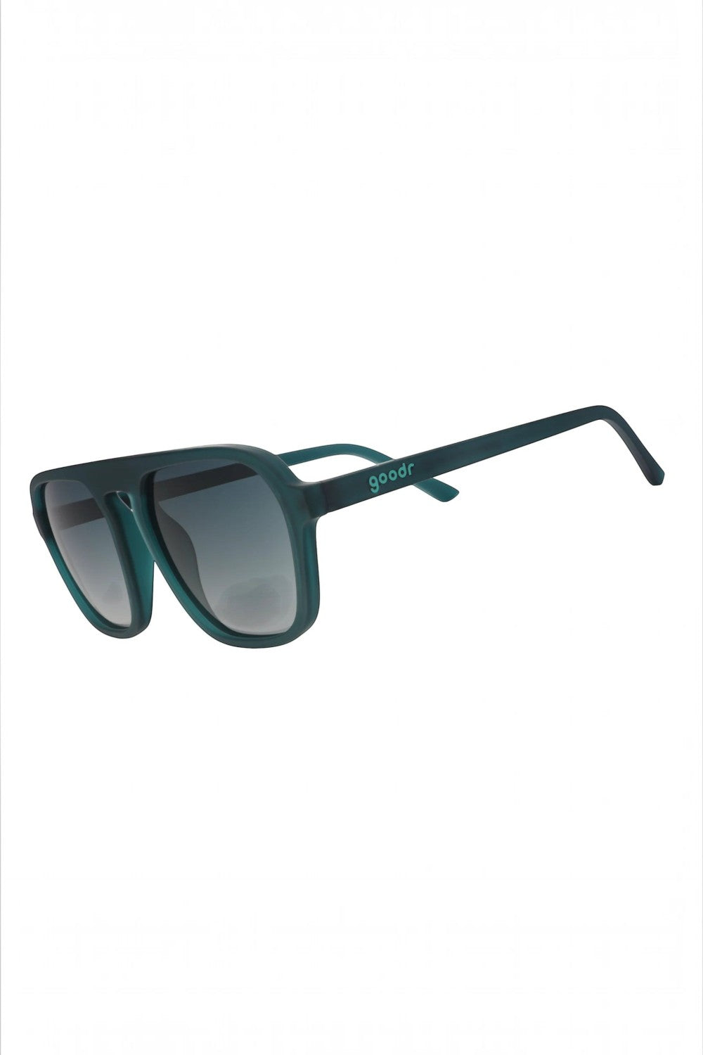 Óculos de sol SPORTBR Goodr Lava Lamp Oracle verde com armação de propionato e lentes polarizadas para corrida.