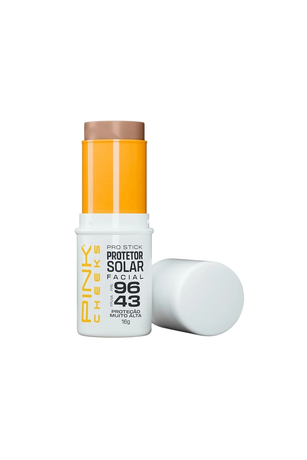 Protetor solar em bastão SPORTBR Pro Stick cor PRO20 com FPS 96, alta cobertura, resistente à água e suor.