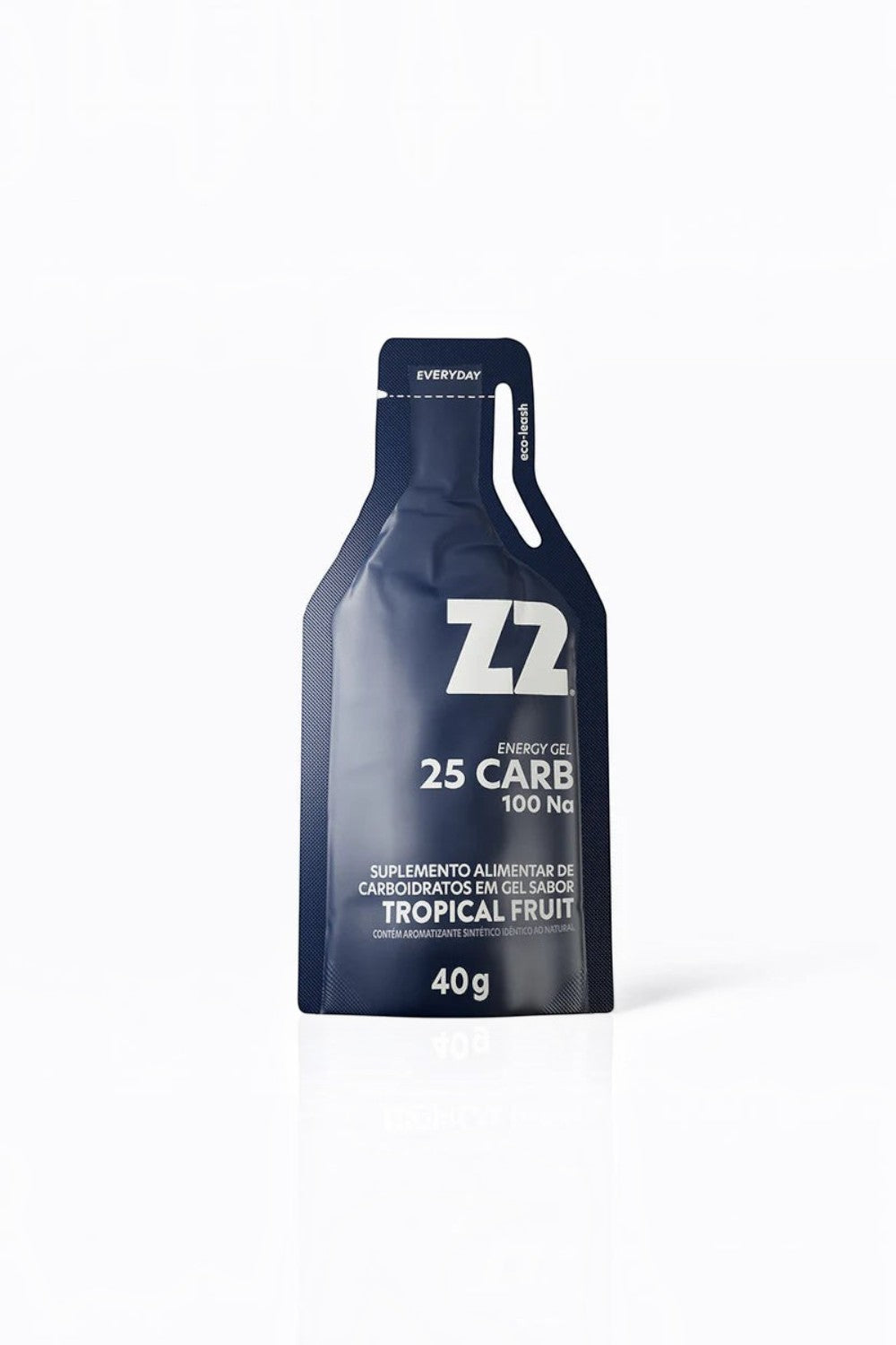 Sachê de gel de carboidrato SPORTBR Z2 sabor Tropical Fruit de 40g para performance esportiva