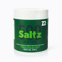 Pote Saltz 500 Z2 300g sabor água de coco, pó para preparo de bebida fortificada com mineral, da SPORTBR.
