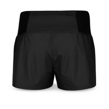 Shorts de corrida feminino SPORTBR preto, soltinho, ultraleve, com 4 bolsos e calcinha interna.
