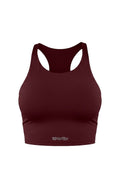 Top Cropped Vinho para Corrida Feminino - SPORTBR