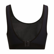 Top Spider SPORTBR preto de alta sustentação com fecho ajustável e tecido respirável.