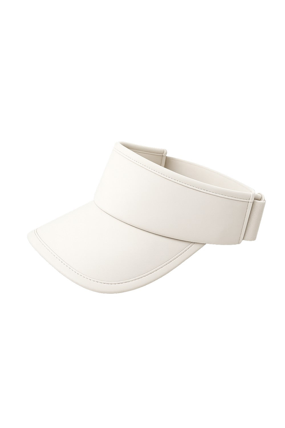 Viseira SPORTBR na cor nude com design esportivo minimalista e ajuste traseiro