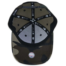 Boné 9FIFTY Stretch Snap Snapback MLB New York Yankees Aba Curva - Camuflado Verde