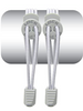 Cadarço Elástico Lock Laces - Cinza Liso