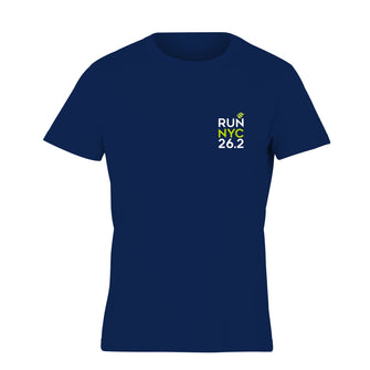 NYC Start Finish Camiseta Masculina - Azul Marinho