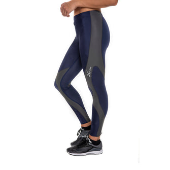 Calça de Compressão com Suporte Efeito KT tape CW-X Expert Fem marinho