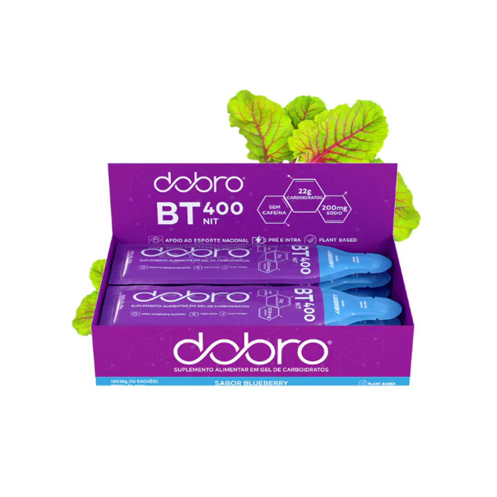 Caixa 10 sachês BT Nitrato Gel 30g DOBRO - Blueberry