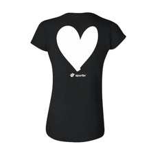 Baby Look Run Heart - Preta