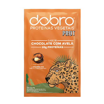 Sachê Proteínas Vegetais PROT 30g DOBRO - Chocolate com Avelã