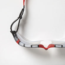 Óculos de Natação Zoggs Predator Flex Lente Titanium Espelhada - Cinza, Preto e Vermelho