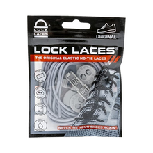 Cadarço Elástico Lock Laces - Cinza Liso