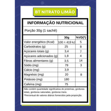Caixa 10 sachês BT Nitrato Pré e Intra Treino DOBRO - Limão e Gengibre