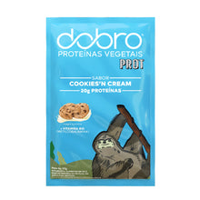 Caixa 10 sachês Proteínas Vegetais PROT 30g DOBRO - Cookies'n Cream