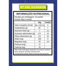 Caixa 10 sachês BT Gel 30g DOBRO - Beterraba com Guaraná e Cafeína
