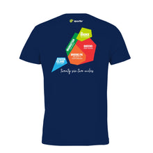 NYC Start Finish Camiseta Masculina - Azul Marinho